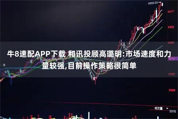 牛8速配APP下载 和讯投顾高璐明:市场速度和力量较强,目前操作策略很简单