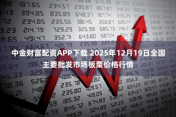 中金财富配资APP下载 2025年12月19日全国主要批发市场板栗价格行情